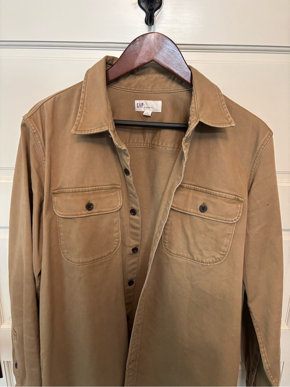 GAP Men's Light Brown Workshirt Jacket
